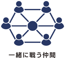 一緒に戦う仲間